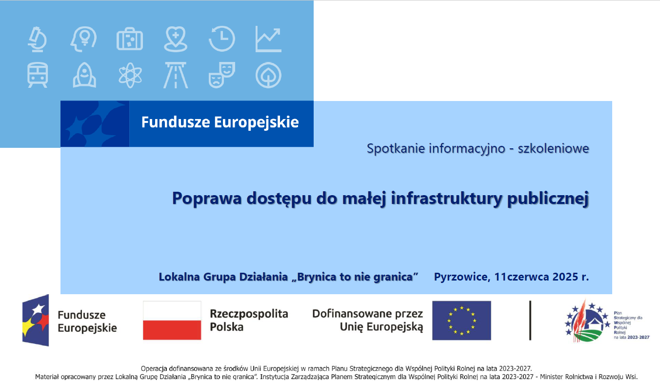 Aktualność: Podsumowanie spotkania informacyjno-szkoleniowego – Poprawa dostępu do małej infrastruktury